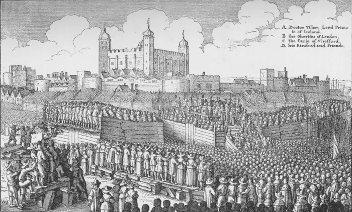 Framed Print : The execution of the Earl of Strafford on Tower Hill, London, 12 May 1641 (1903) Framed Print : The execution of the Earl of Strafford on Tower Hill, London, 12 May 1641 (1903)