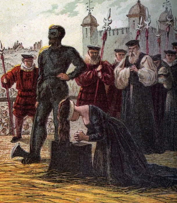 Framed Print : Execution of Lady Jane Grey, 1554, (c1850) Framed Print : Execution of Lady Jane Grey, 1554, (c1850)