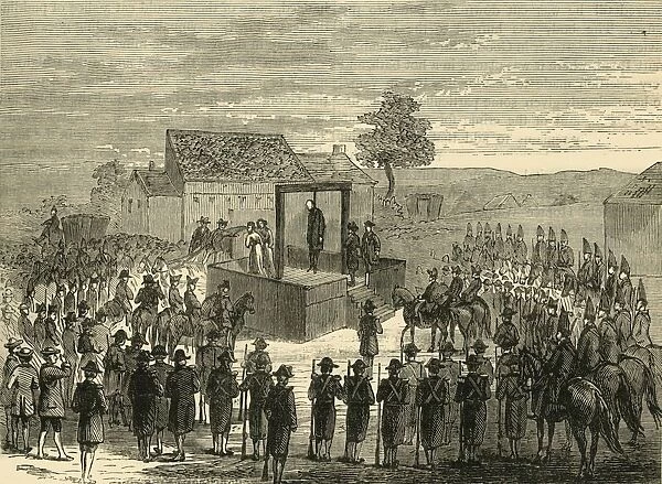 Execution of Lord Ferrers at Tyburn, 1760, (c1876). Creator: Unknown