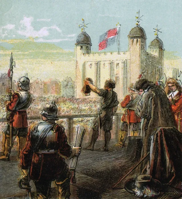 Framed Print : The Execution Of Lord Strafford, 1641, (c1850) Framed Print : The Execution Of Lord Strafford, 1641, (c1850)