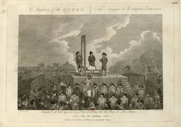 Framed Print : The Execution of Marie Antoinette on October 16, 1793, 1793-1794 Framed Print : The Execution of Marie Antoinette on October 16, 1793, 1793-1794