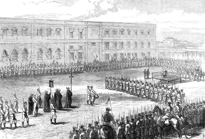 Framed Print : Execution of political prisoners in Cuba, 1869. Creator: Unknown Framed Print : Execution of political prisoners in Cuba, 1869. Creator: Unknown