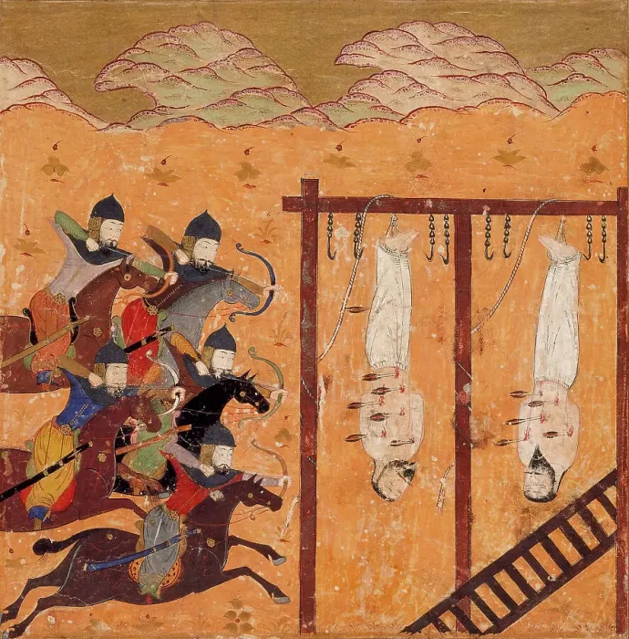 Framed Print : Execution Scene, Folio from a Shahnama (Book of Kings), c1475. Creator: Unknown Framed Print : Execution Scene, Folio from a Shahnama (Book of Kings), c1475. Creator: Unknown