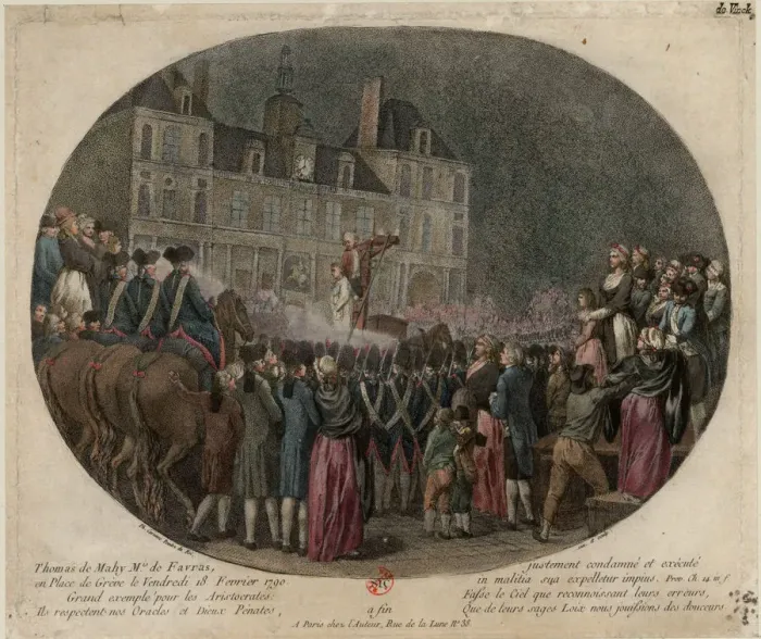 Framed Print : The Execution of Thomas de Mahy, Marquis de Favras (1744-1790), February 18, 1790, 1790 Framed Print : The Execution of Thomas de Mahy, Marquis de Favras (1744-1790), February 18, 1790, 1790