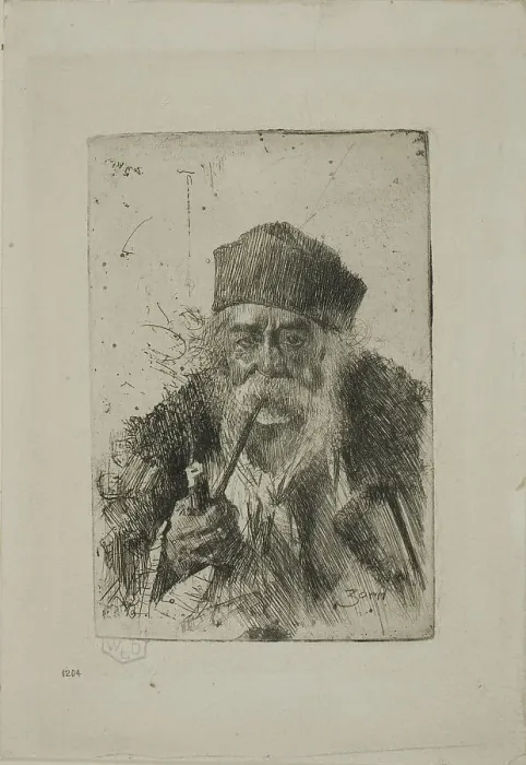 Framed Print : Executioner from Siebenbürgen, 1885. Creator: Anders Leonard Zorn Framed Print : Executioner from Siebenbürgen, 1885. Creator: Anders Leonard Zorn