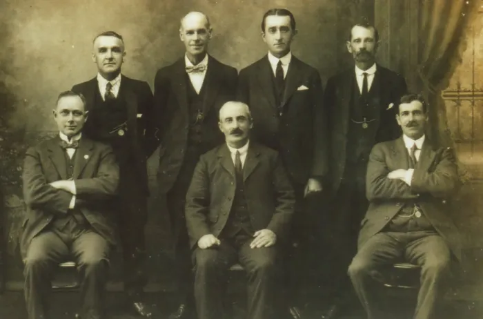 Framed Print : Executive Committee of the Metropolitan Miniature Rifle Clubs Union. Creator: Unknown Framed Print : Executive Committee of the Metropolitan Miniature Rifle Clubs Union. Creator: Unknown