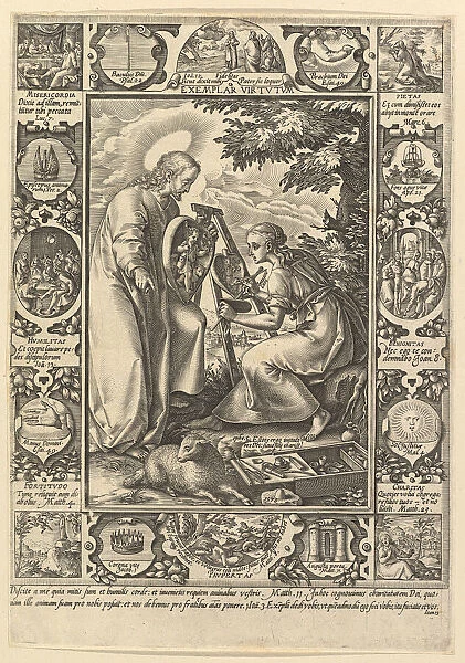 Exemplar Virtutum, from the Allegorical Scenes from the Life of Christ. n. d