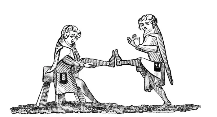 Framed Print : Exercises derived from the Quintain, (1833) Framed Print : Exercises derived from the Quintain, (1833)