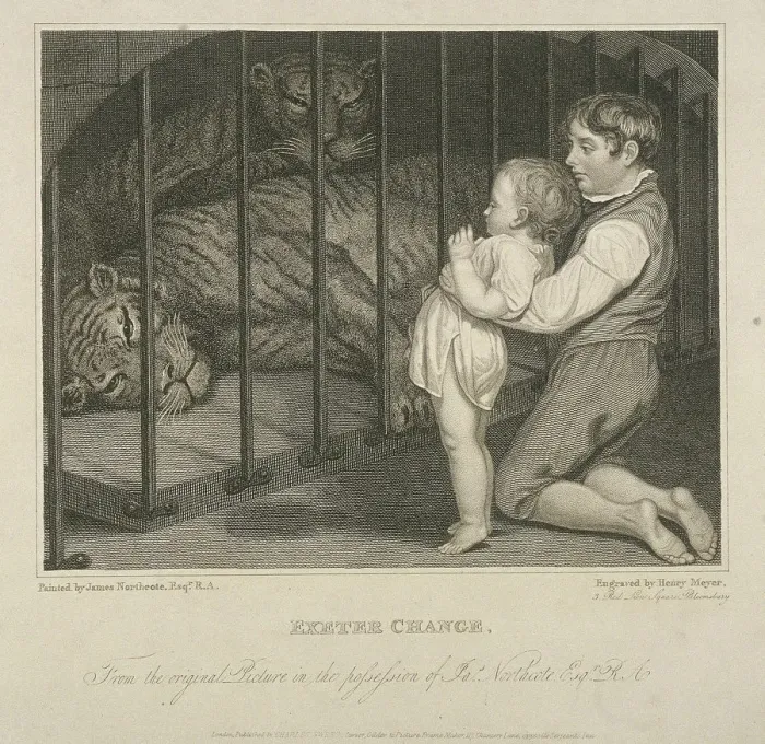 Framed Print : Exeter Change, 1817. Artist: Henry Meyer Framed Print : Exeter Change, 1817. Artist: Henry Meyer