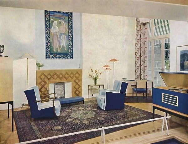 Exhbition living-room designed by Esme Gordon, A. R. I. B. A. A. R. I. A. S. c1945