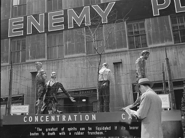 Exhibit at the outdoor exhibition entitled 'The Nature of the Enemy, '... New York, 1943. Creator: Gordon Parks