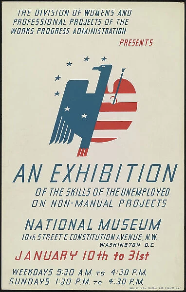An Exhibition, [193-]. Creator: Unknown