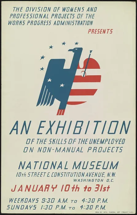 Framed Print : An Exhibition, [193-]. Creator: Unknown