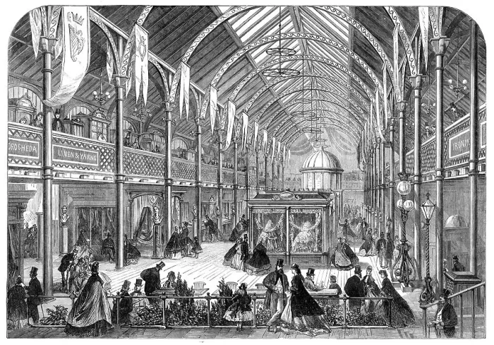 Framed Print : The Exhibition of Arts and Manufactures at Dublin, 1864. Creator: Unknown Framed Print : The Exhibition of Arts and Manufactures at Dublin, 1864. Creator: Unknown