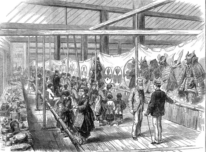 Framed Print : Exhibition of Arts and Manufactures at Kiyoto, Japan, 1872. Creator: Unknown Framed Print : Exhibition of Arts and Manufactures at Kiyoto, Japan, 1872. Creator: Unknown
