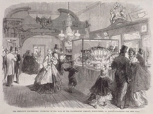 Exhibition at Coachmakers Hall, Noble Street, London, 1865