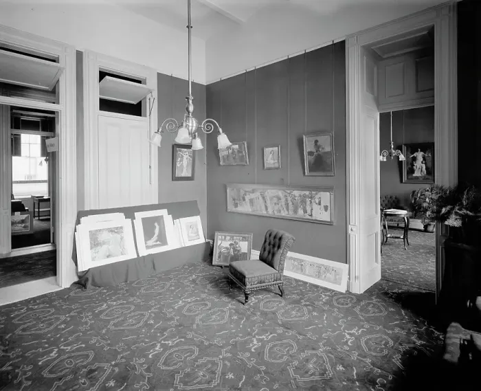 Framed Print : Exhibition, Park Avenue hotel, New York, N.Y. between 1905 and 1915. Creator: Unknown Framed Print : Exhibition, Park Avenue hotel, New York, N.Y. between 1905 and 1915. Creator: Unknown