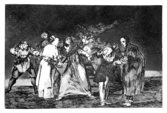 Framed Print : The exhortations, 1819-1823. Artist: Francisco Goya Framed Print : The exhortations, 1819-1823. Artist: Francisco Goya