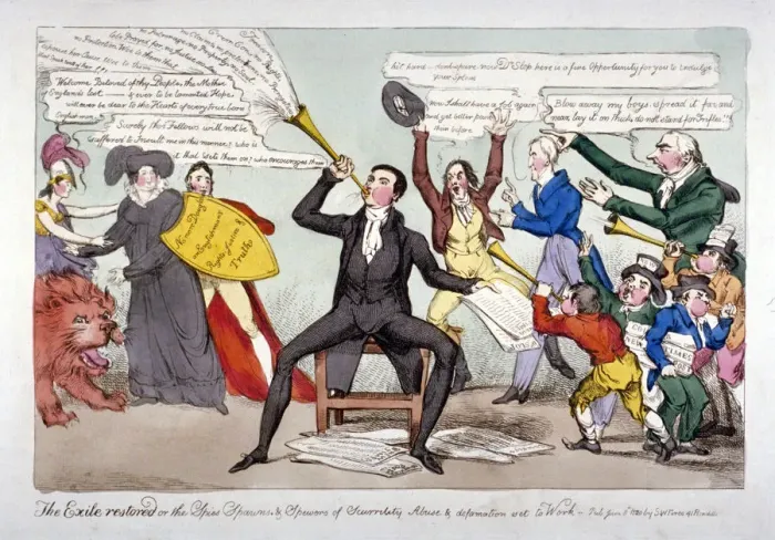 Framed Print : The exile restored... 1820 Framed Print : The exile restored... 1820