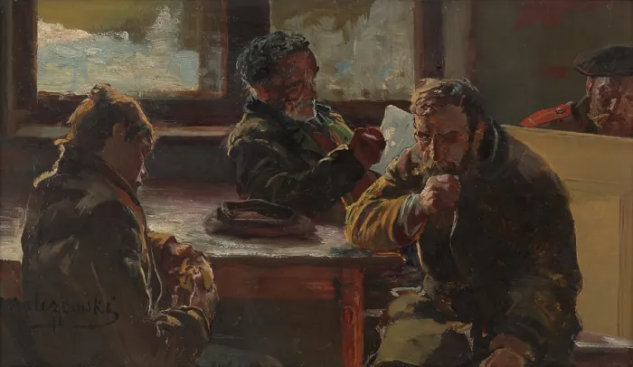 Framed Print : Exiles, 1891. Creator: Jacek Malczewski Framed Print : Exiles, 1891. Creator: Jacek Malczewski