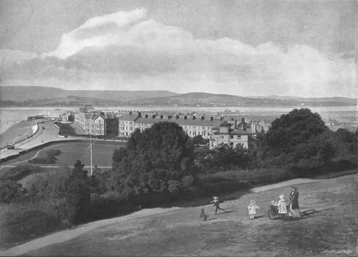 Framed Print : Exmouth from the Beacon, c1900. Artist: HT Cousins