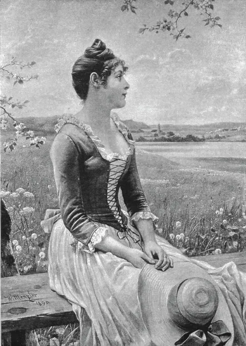 Framed Print : Expectation after W. Menzler. 1891. Creator: W. Menzier. Expectation after W. Menzler. 1891. Creator: W. Menzier Framed Print : Expectation after W. Menzler. 1891. Creator: W. Menzier. Expectation after W. Menzler. 1891. Creator: W. Menzier