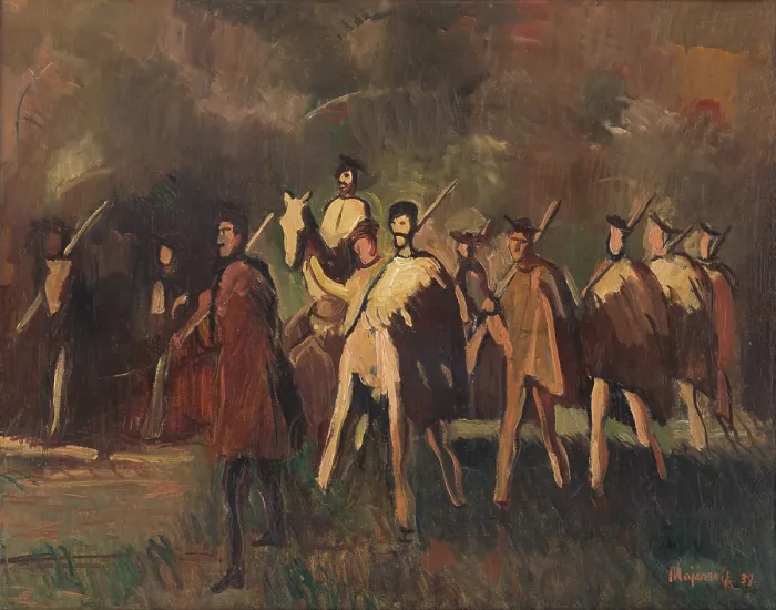 Framed Print : Expedition, 1939. Creator: Cyprian Majernik Framed Print : Expedition, 1939. Creator: Cyprian Majernik