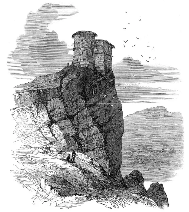 Framed Print : The Expedition to Abyssinia: castle between Mai Wahiz and Ad Abaga, 1868. Creator: Unknown Framed Print : The Expedition to Abyssinia: castle between Mai Wahiz and Ad Abaga, 1868. Creator: Unknown