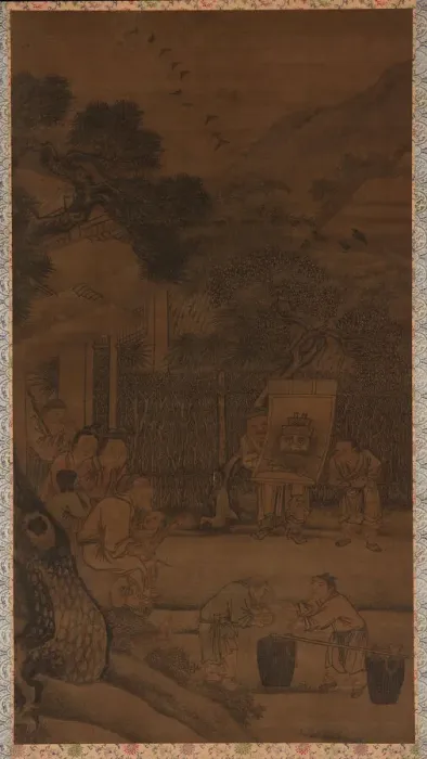Framed Print : Expelling Demons from the House, Ming dynasty, 16th century. Creator: Unknown Framed Print : Expelling Demons from the House, Ming dynasty, 16th century. Creator: Unknown