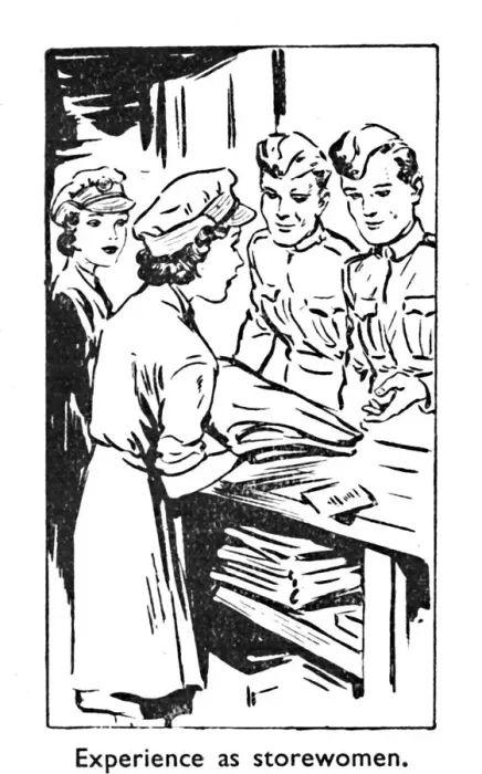 Framed Print : Experience as storewomen, 1940 Framed Print : Experience as storewomen, 1940