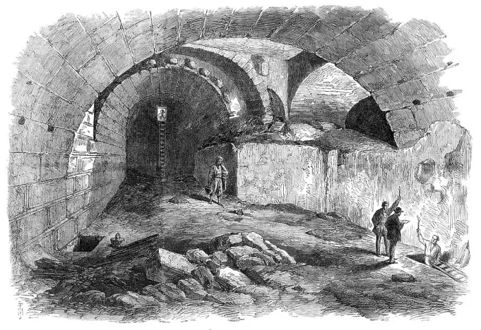 Framed Print : The Explorations at Jerusalem: Wilson's Arch, Haram Wall, 1869. Creator: Unknown Framed Print : The Explorations at Jerusalem: Wilson's Arch, Haram Wall, 1869. Creator: Unknown