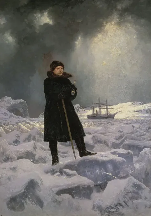 Framed Print : The Explorer A.E. Nordenskiöld, 1886. Creator: Georg von Rosen Framed Print : The Explorer A.E. Nordenskiöld, 1886. Creator: Georg von Rosen