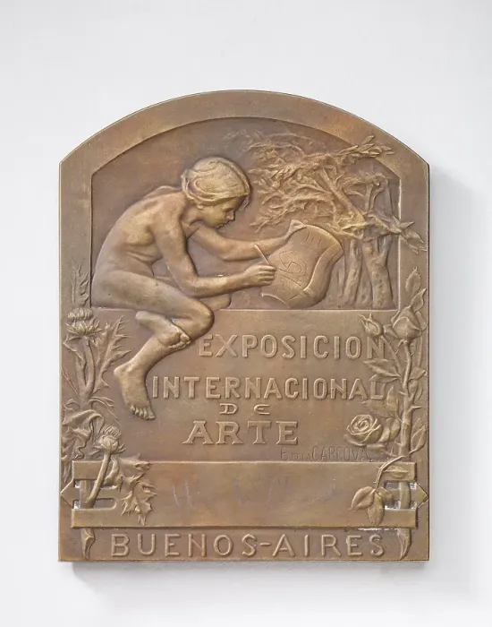 Framed Print : Exposicion Internacional de Arte, 1910. Creator: Ernesto de la Carcova Framed Print : Exposicion Internacional de Arte, 1910. Creator: Ernesto de la Carcova