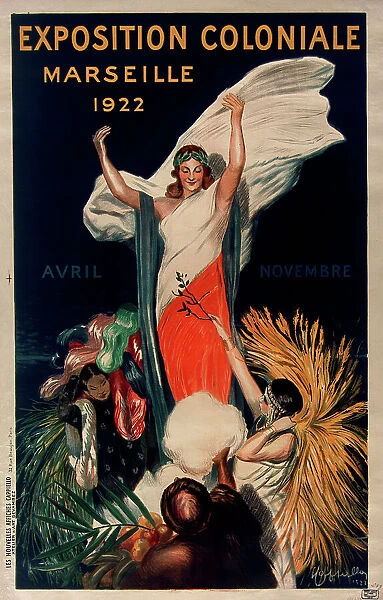 Exposition coloniale, Marseille, 1922. Creator: Cappiello, Leonetto (1875-1942)