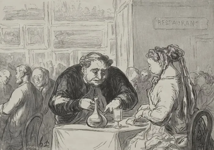 Framed Print : Exposition des beaux-arts: au buffet amour de lart et de la cotelette. Creator Framed Print : Exposition des beaux-arts: au buffet amour de lart et de la cotelette. Creator