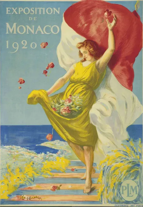 Framed Print : Exposition de Monaco, 1920 Framed Print : Exposition de Monaco, 1920