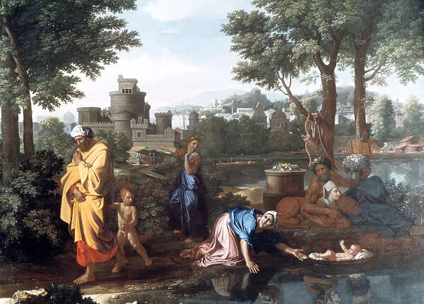 The Exposition of Moses, 1654. Artist: Nicolas Poussin