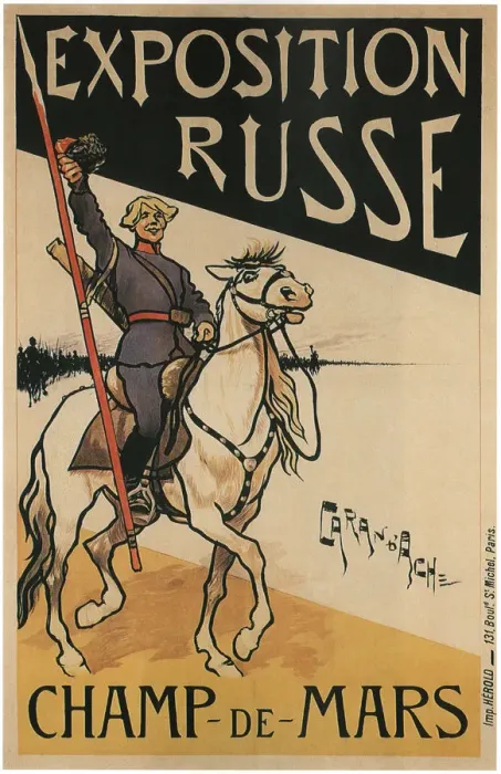 Framed Print : Exposition Russe Champ-De-Mars, 1895. Artist: Caran d Ache (1858-1909) Framed Print : Exposition Russe Champ-De-Mars, 1895. Artist: Caran d Ache (1858-1909)