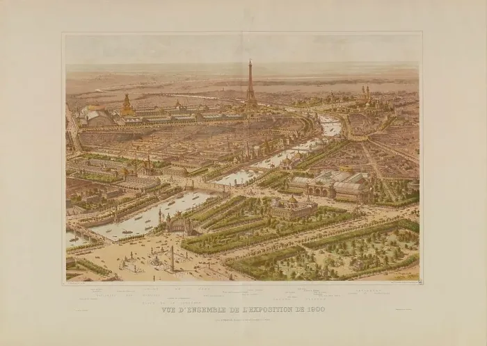 Framed Print : Exposition Universelle de 1900, 1900. Creator: Hoffbauer, Feodor (Fédor) (1839-1922) Framed Print : Exposition Universelle de 1900, 1900. Creator: Hoffbauer, Feodor (Fédor) (1839-1922)