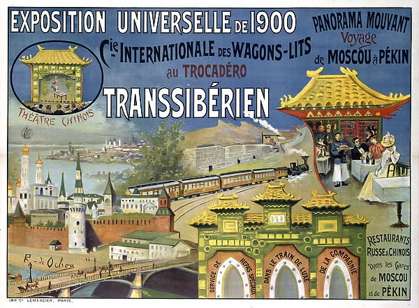 Exposition universelle 1900. Compagnie Internationale des Wagons-Lits, 1900