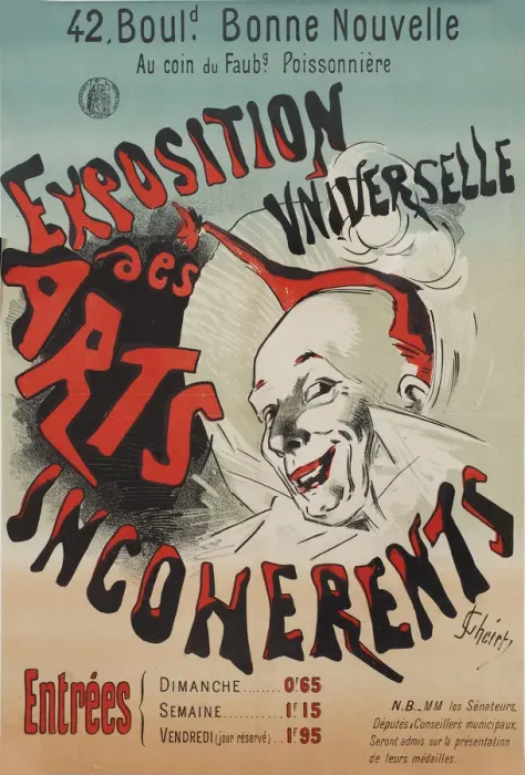 Framed Print : Exposition Universelle des Arts incoherents, 1889. Creator: Cheret, Jules (1836-1932) Framed Print : Exposition Universelle des Arts incoherents, 1889. Creator: Cheret, Jules (1836-1932)
