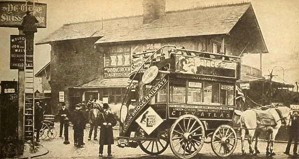 The Express Bus, 1900, (1933). Creator: Unknown