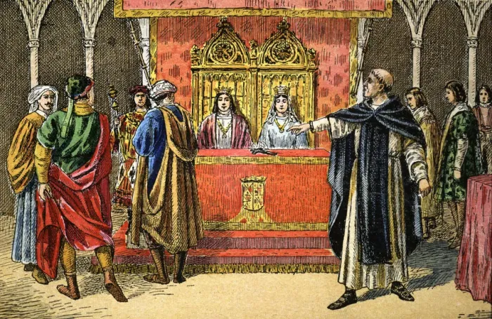 Framed Print : Expulsion of the Jews from the kingdoms of Castile and Aragon by Elizabeth I (edict of March 31 Framed Print : Expulsion of the Jews from the kingdoms of Castile and Aragon by Elizabeth I (edict of March 31