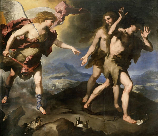 Expulsion from Paradise, second half of 17th century. Artist: Luca Giordano