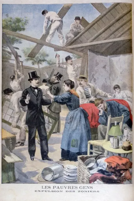 Framed Print : The Expulsion of the Poor from the Slums, 1895. Artist: Oswaldo Tofani Framed Print : The Expulsion of the Poor from the Slums, 1895. Artist: Oswaldo Tofani