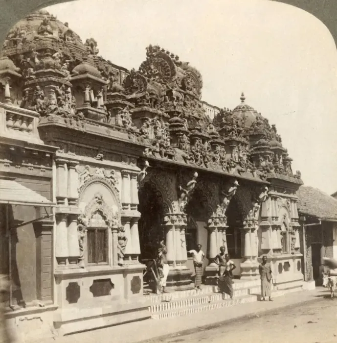 Framed Print : Exquisitely carved ornamentation of a Hindu Buddhist Temple, Colombo, Ceylon, 1902 Framed Print : Exquisitely carved ornamentation of a Hindu Buddhist Temple, Colombo, Ceylon, 1902