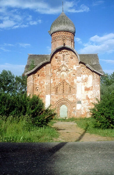 Exterior of a church, Novgorod, Russia