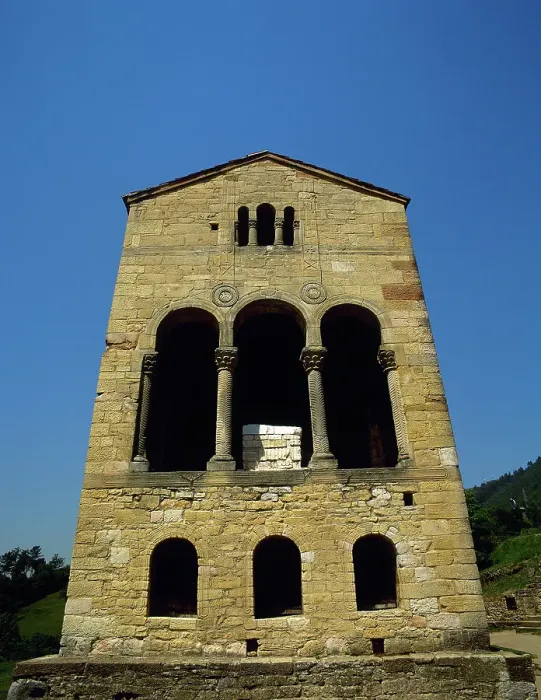 Framed Print : Exterior, Church of St Mary, Mount Naranco, Oviedo, Spain, 9th century (2002). Creator: LTL Framed Print : Exterior, Church of St Mary, Mount Naranco, Oviedo, Spain, 9th century (2002). Creator: LTL