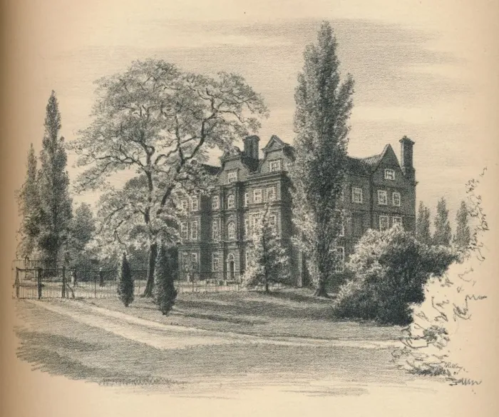 Framed Print : Exterior of Kew Palace, 1902. Artist: Thomas Robert Way Framed Print : Exterior of Kew Palace, 1902. Artist: Thomas Robert Way