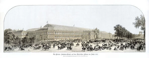 Exterior of the Palace of Industry, Exposition Universelle, Paris (1855), 1900. Artist: Benoist